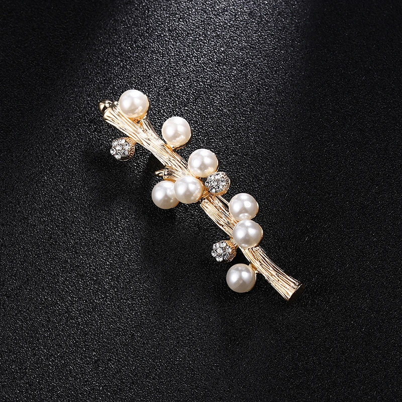 Broche Broches broches Newst Diamond Pearl Lady cadeau de promotion de métal