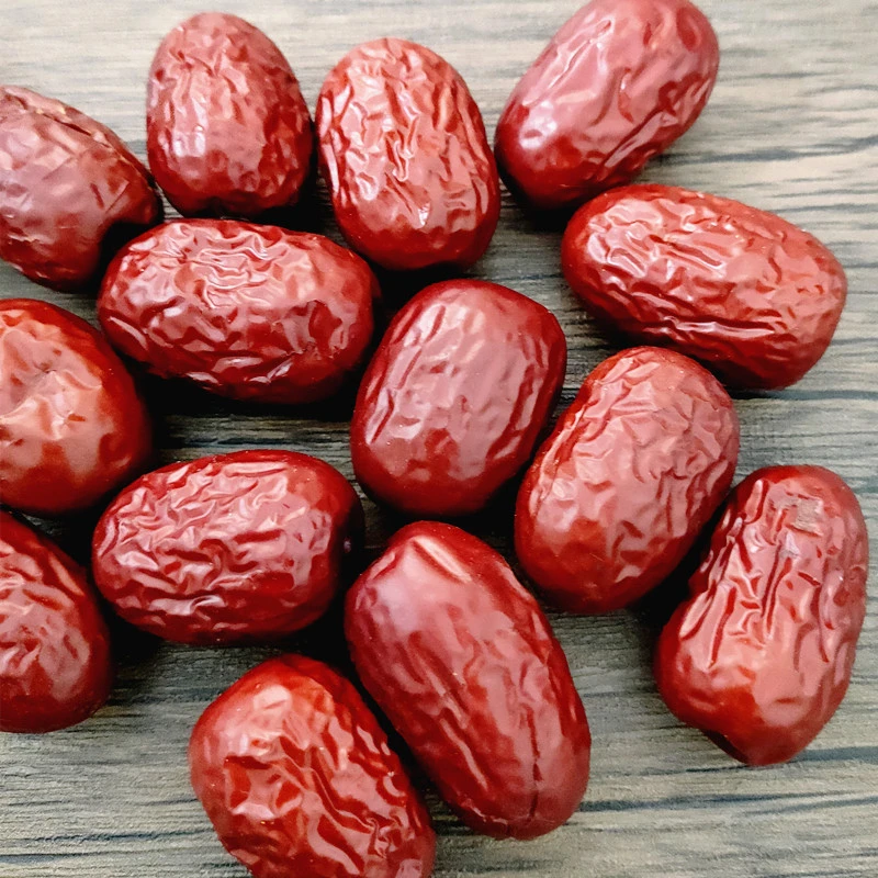 Las fechas Rojas Rojas dulces Jujube chino las fechas de venta al por mayor rojo orgánicos de Dátiles Secos