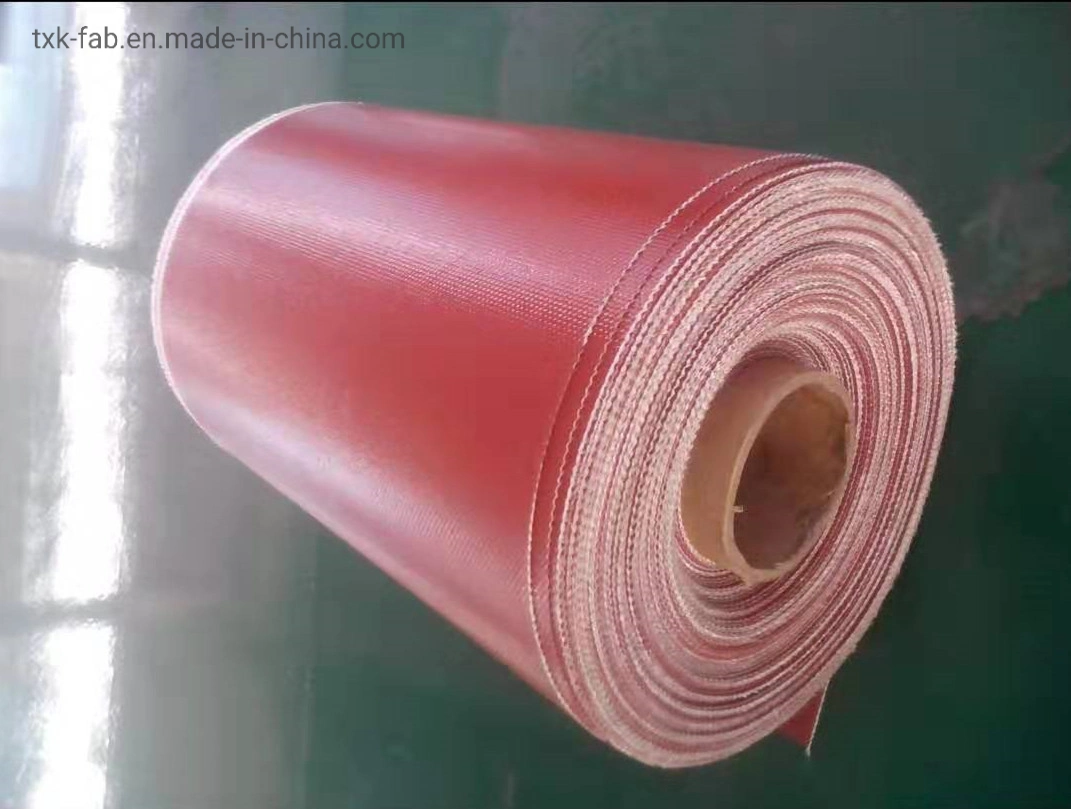 Heat Resistant Insulation Industrial Silicone Rubber Coated Fiberglass Fabric