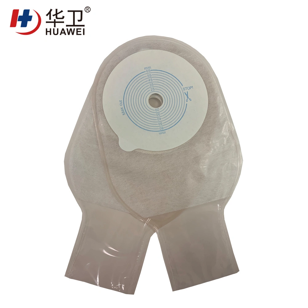 Sacs de colostomie jetables médicale un morceau Drainable stomie Pouch pour une iléostomie Stoma Care