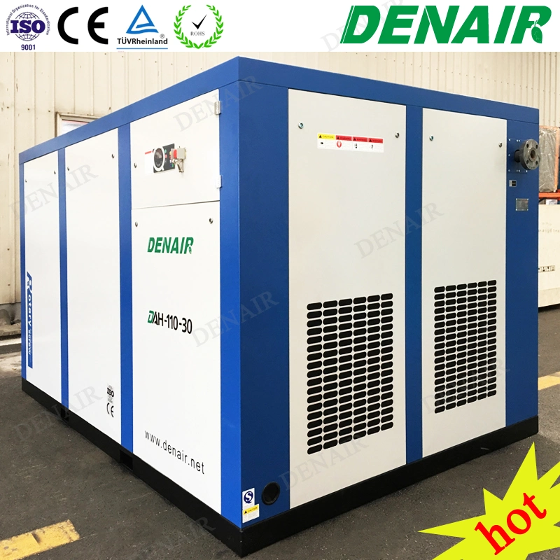 Extremidade de ar DENAIR de alta pressão com ar de parafuso de certificação CE Compressor