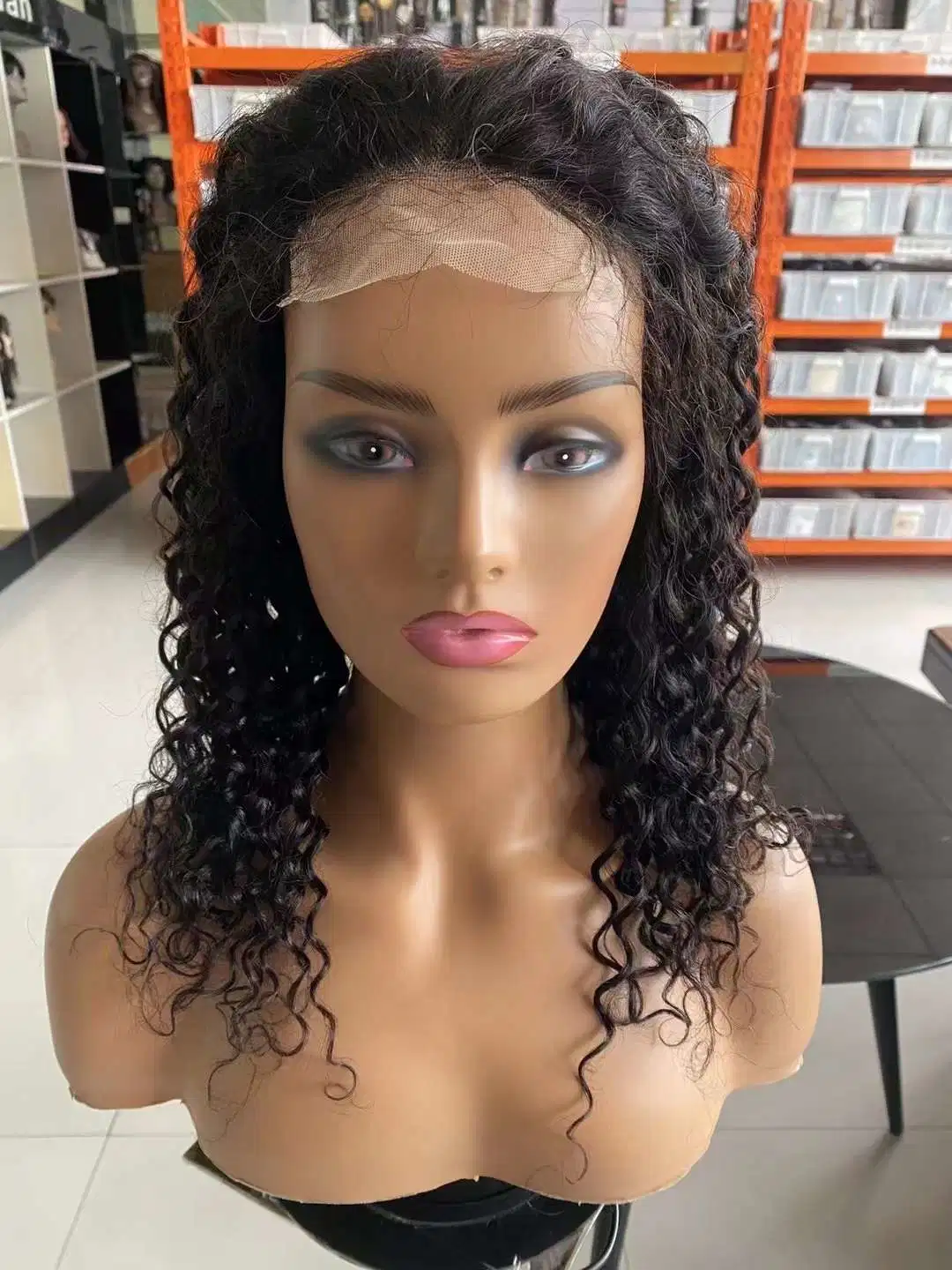 Water Wave Bob Human Hair Wigs Brazilian Water Wave Bob Wigs Bhf Hair 4X4 Lace Closure Wigs Short Bob Lace Front Wigs for Women