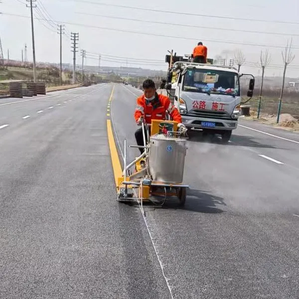 Electric Booster with Hand-Guided Hot Applied Road Marking Machine