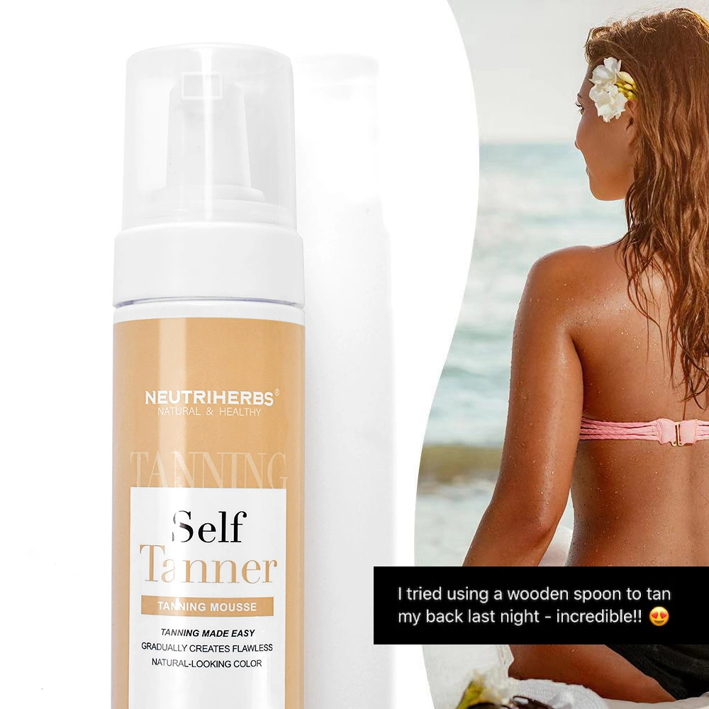 Vente en gros cosmétiques et beauté instantanée sans centriste Vega fake Tan Self Mousse de bronzage Tanner