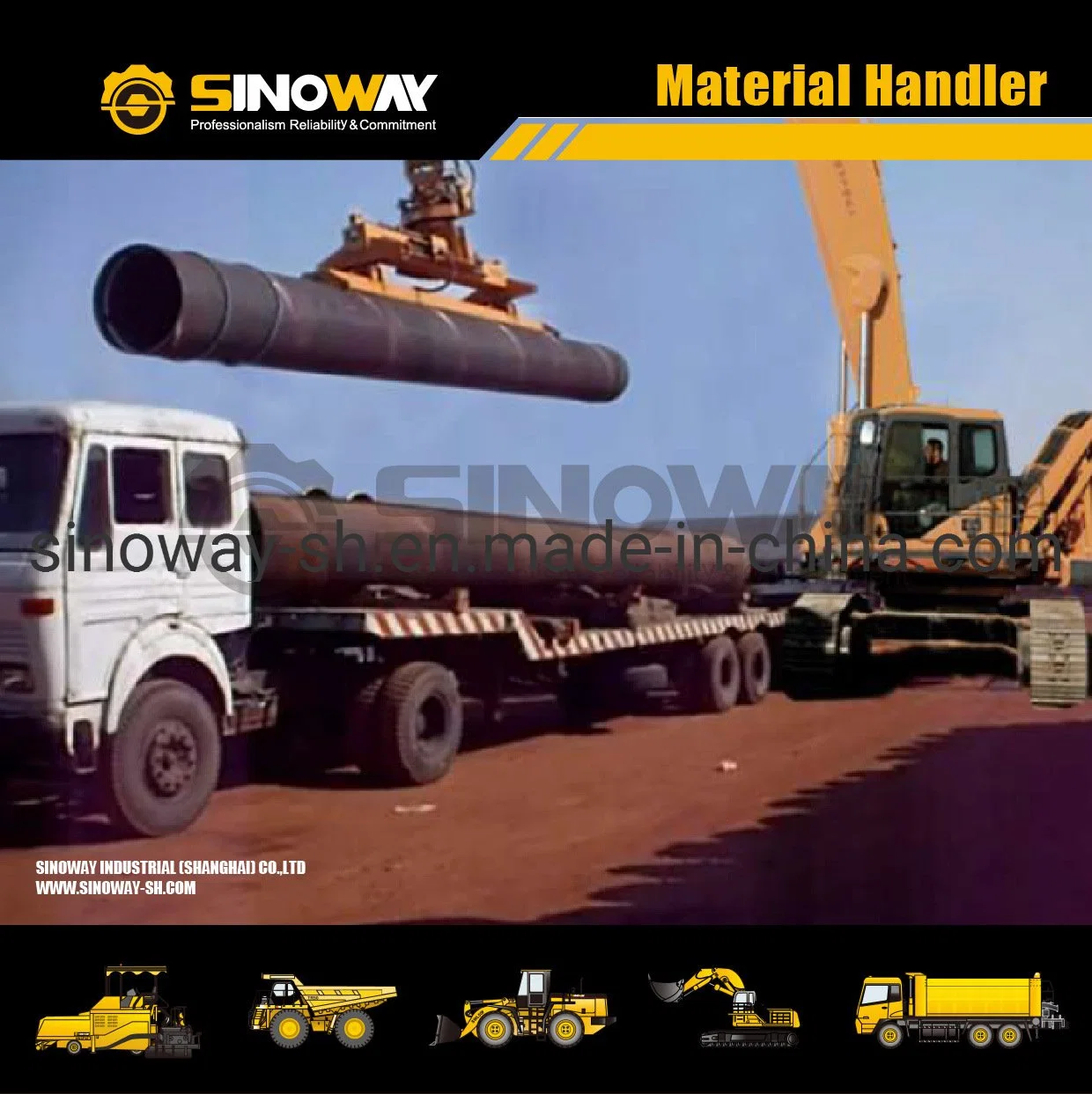 Material Handling Equipment for Steel Plant 50 Ton Grab Excavator