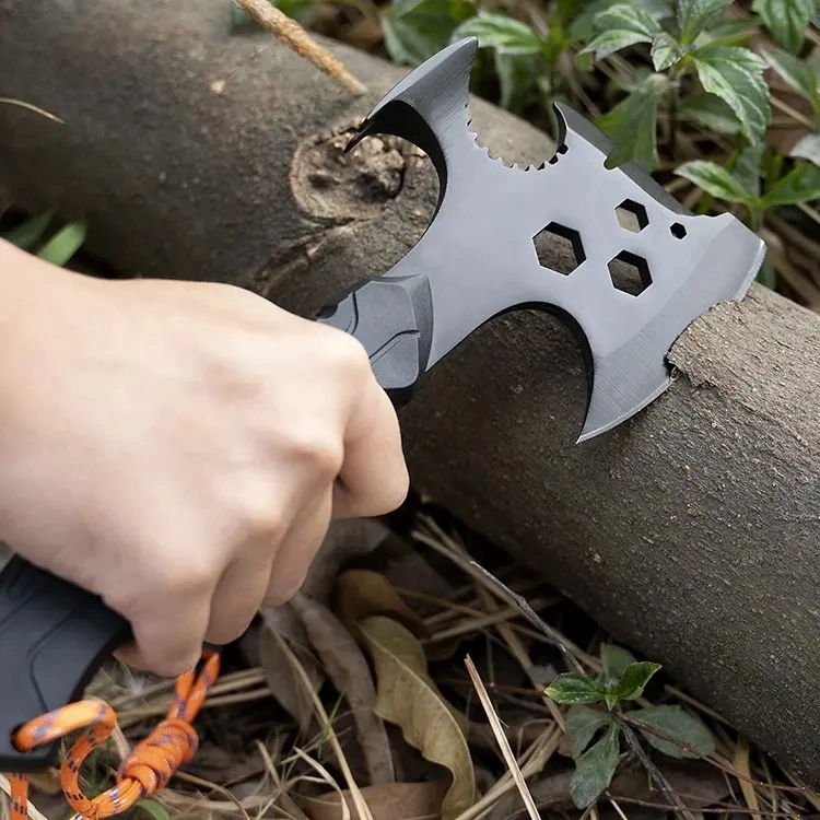 Edelstahl Holzgriff Multi Tool Hammer Tragbare Multi Axe Für Camping