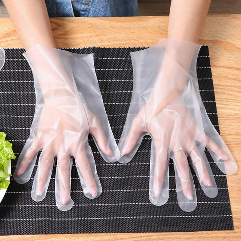 New Generation Plastic Disposable TPE Gloves for Food Using