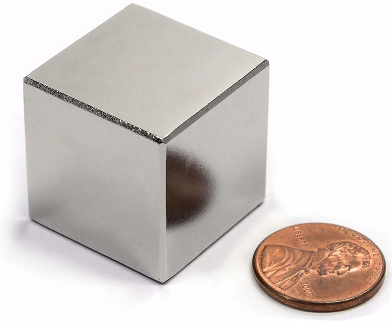 50X50X50 Large Size Block Neodymium Square Magnet for Sale