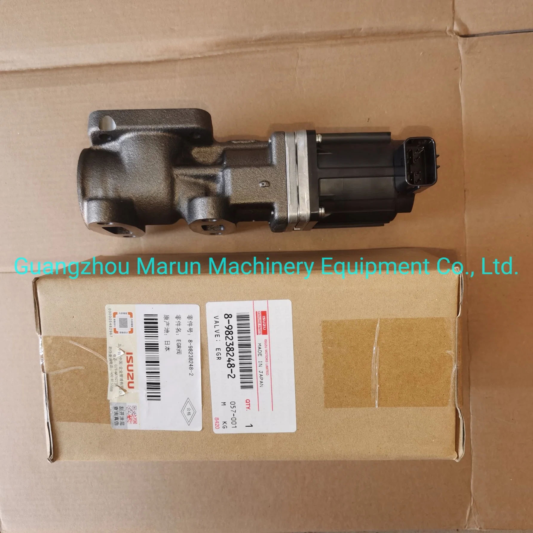 Excavator Diesel Engine Parts 4HK1, Xybw02 Egr Valve 8-98238248-2