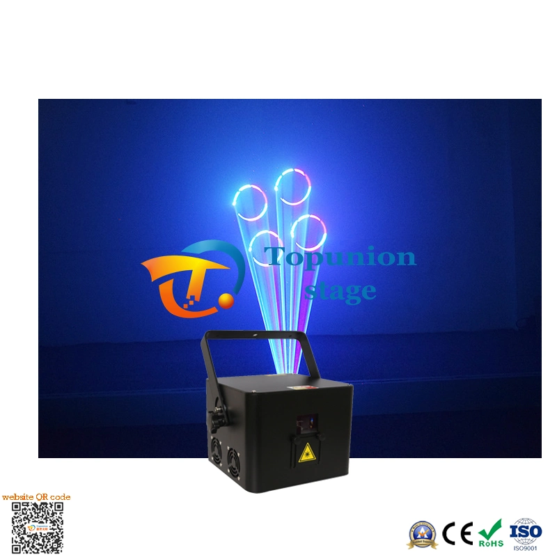 High-Power Stage Bar 3W Full Color Animation Laser Lighting Scanning Atmosphere Light