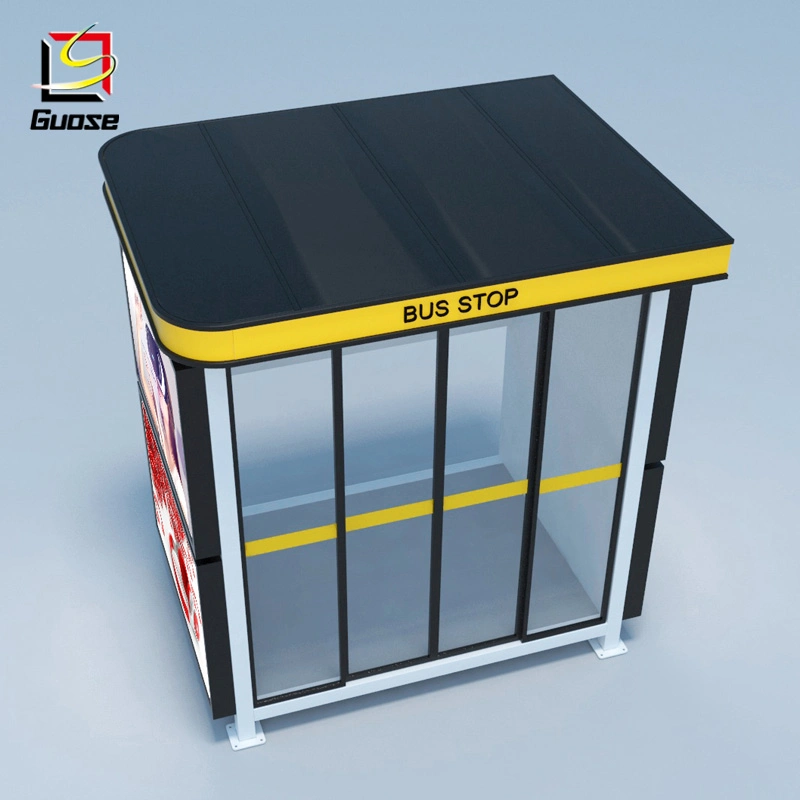 Solar Bus Station Street Furniture Bus Shelter Bus Stop Advertising Shelters