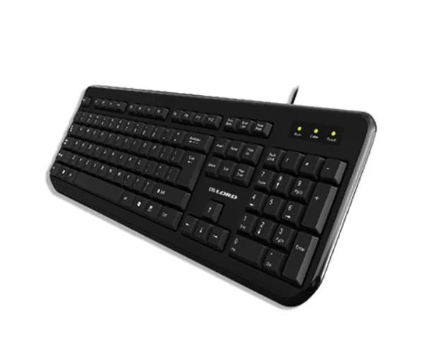 Simple Business Office Waterproof USB Wired Chocolate Keyboard