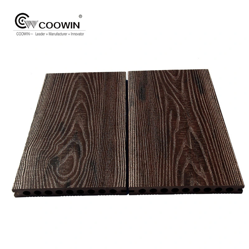 Weather Resistant 200*25 Water Proof Long Lasting Wood Plastic Deck Composite Decking Boards Flooring for Outdoor Patio