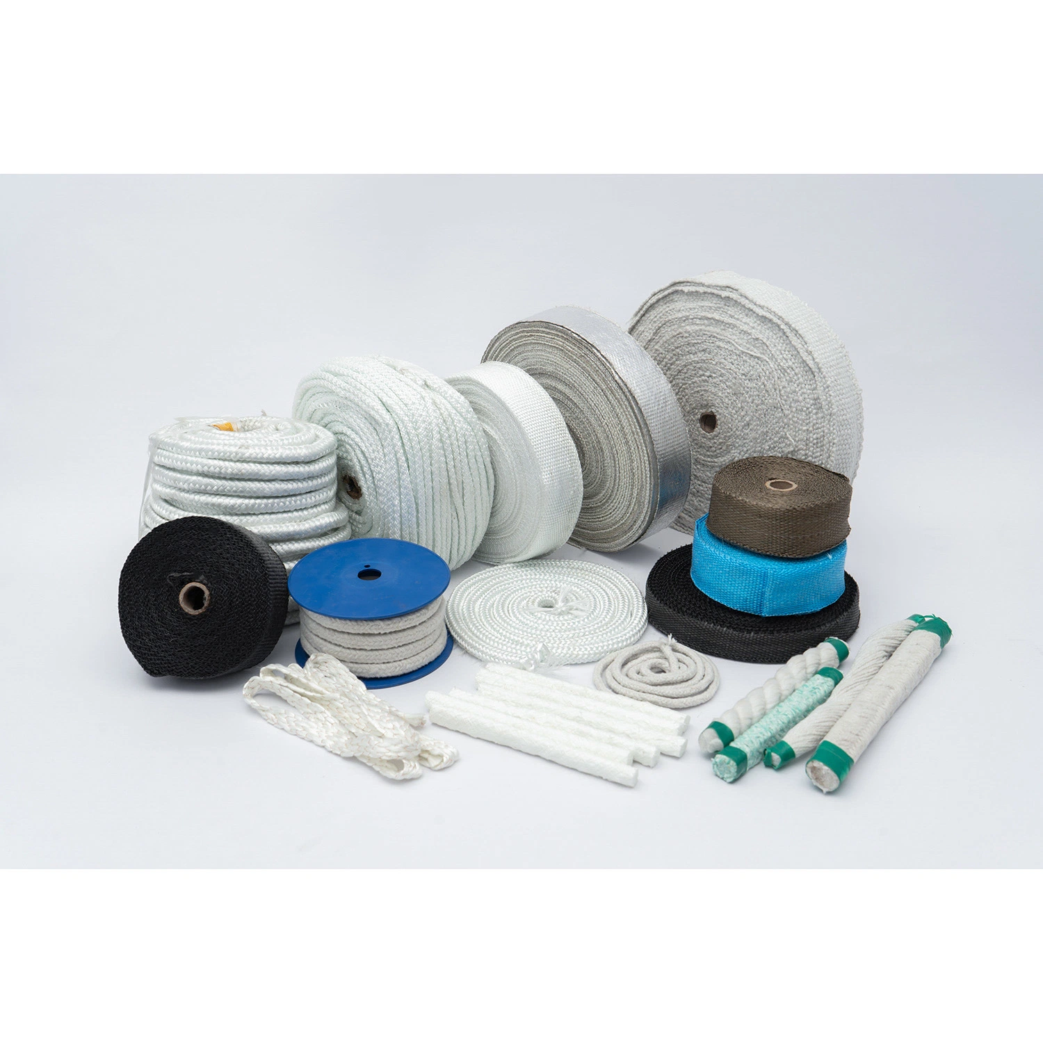 Ceramic Fibre Tape Fiberglass Tape Fiberglass Products for Insulation with Stainless Steel Wire Reinforced