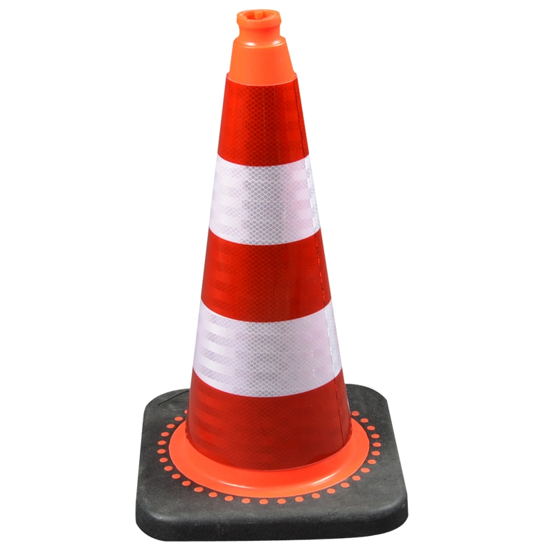 CE Road Safety Flexible Manufacturer PVC Reflective Road Sign Traffic Cone