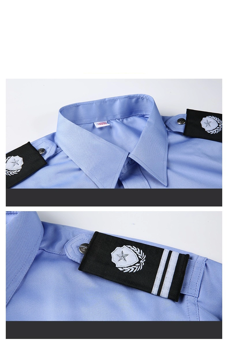 Factory Customizeairport Short Sleeves Shirt Clothing Security Guard Tactical Oman Security Uniform