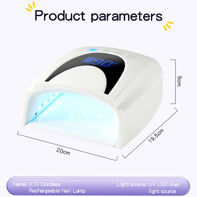 Nail Supplies UV Gel Polish Dryer Portable Nail Lamp 72W LED Automatically