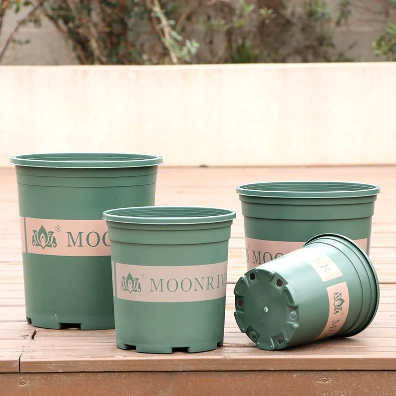 Pot en plastique souple vert de Leizisure pour le jardin