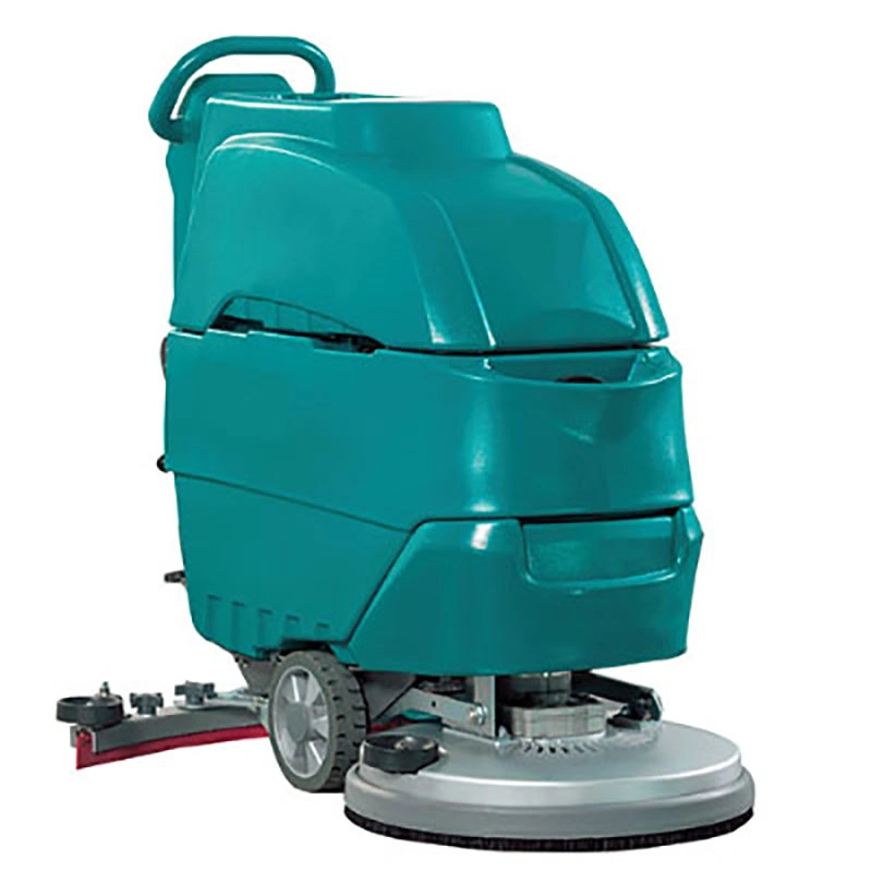Hot Sale Economic Electric Hand Push Floor Road Ground Cleaning/Washing/Scrubbing/Sweeping Equipment/Walk Behind Floor Scrubber Powered by Battery