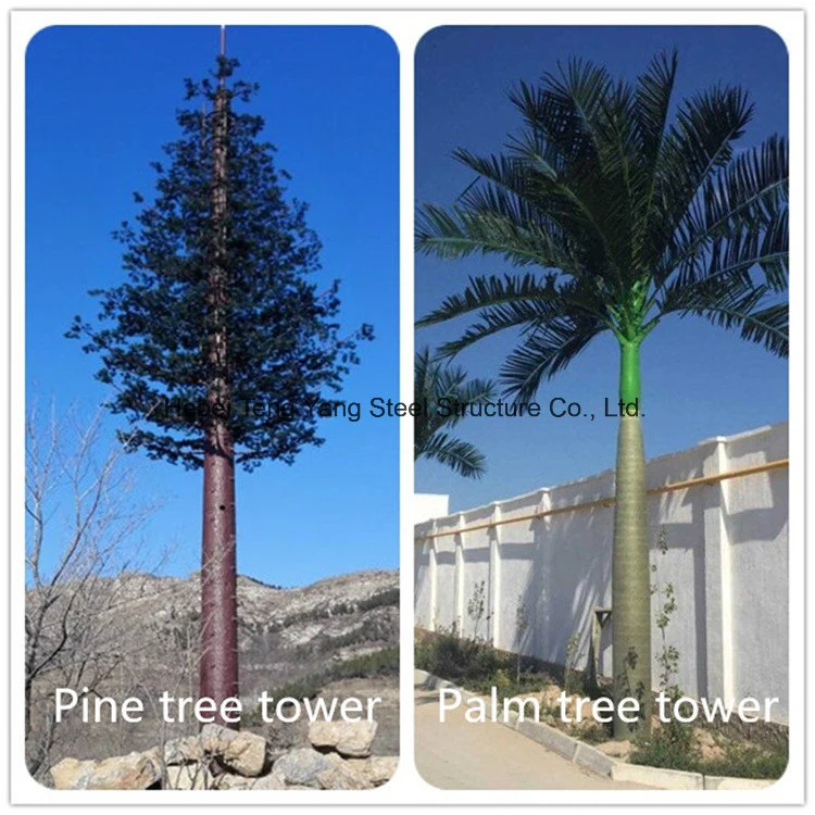 Professional Telecommunications Towers, Disguised Pine Tree Tower for Cell Phone Signal Broadcasting