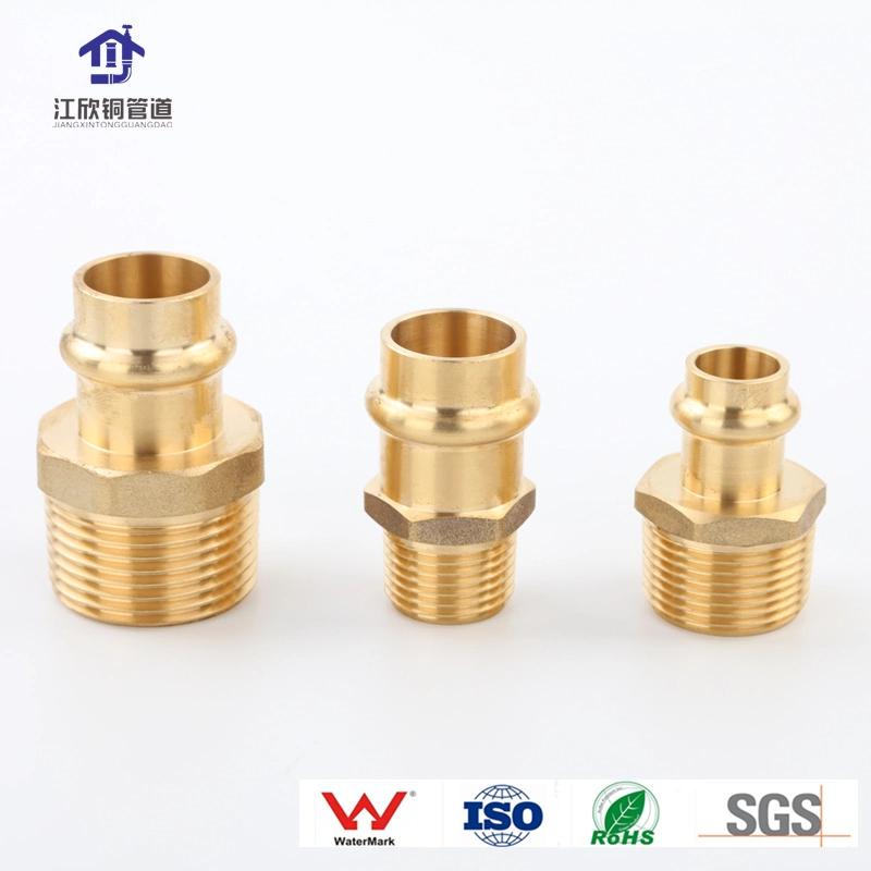 Brass Thread Adapter Socket Nipple Reducing Joint Copper Pipe Fittings