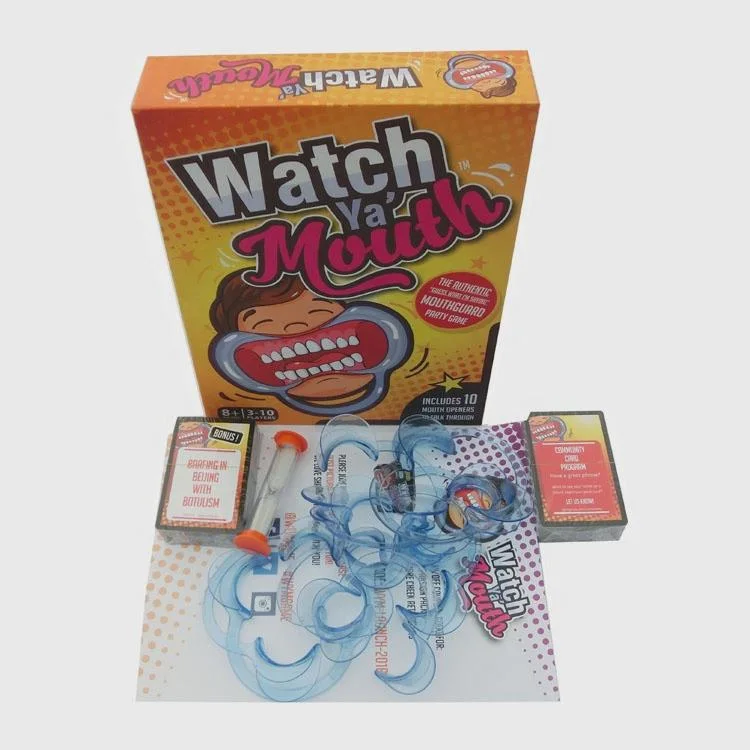 Watch Ya Mouth Games Wholesale/Supplier Adults Printing Paper Custom Board Game for Kids