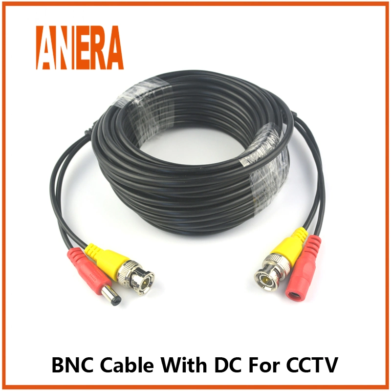 Cabo de extensão de câmara BNC coaxial CC RG58 RG59 Para câmara CCTV 10 m.