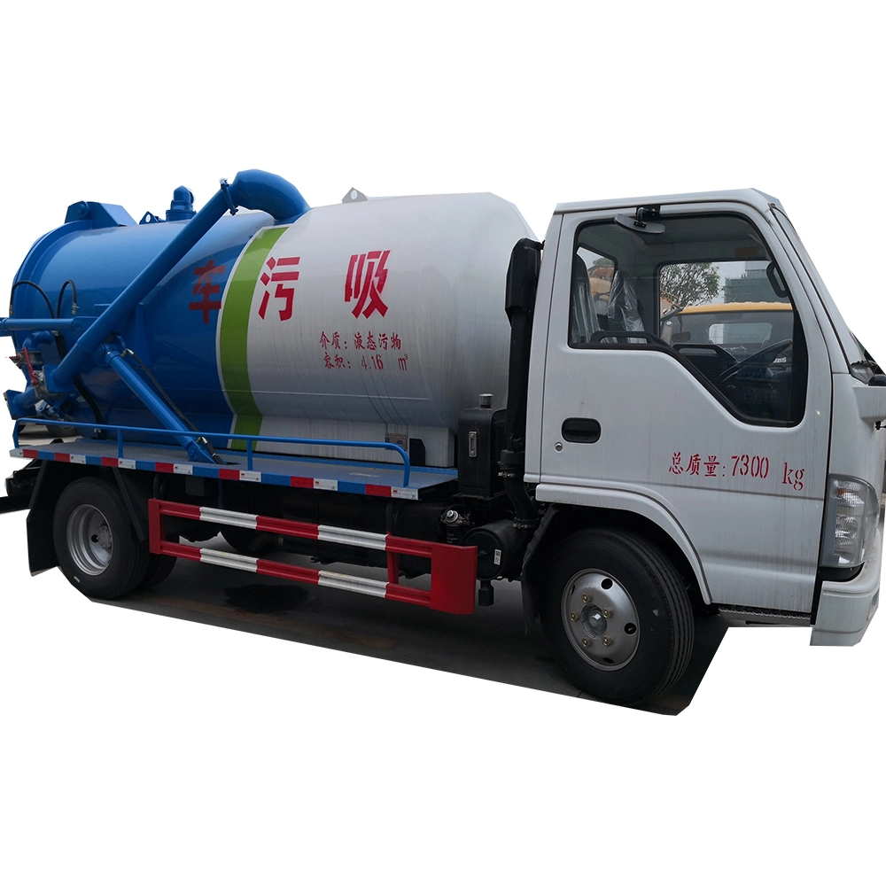 Factory Price Top Quality  Sewer and Industrial Cleaning Sewage Suction Vacuum Tank Truck