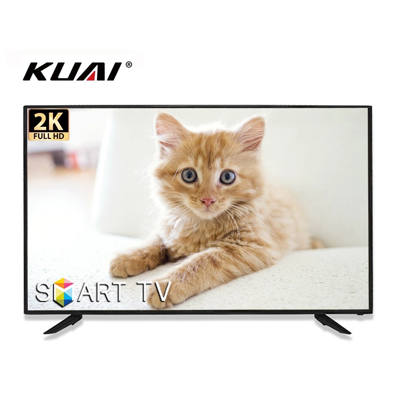 43pouces écran de télévision numérique à écran plat LED LCD TV avec DVB-T2/S2 ISDB-T