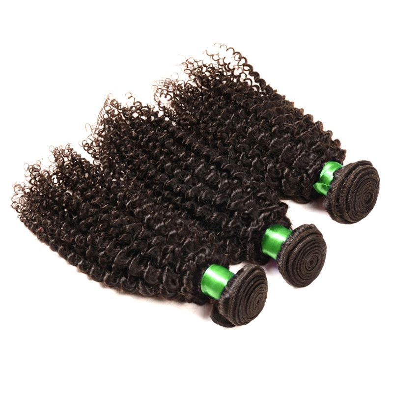 Grade 9A Brazilian Curly Virgin Hair Kinky Curly Virgin Hair 3PCS/ Lot Unprocessed Remy Human Hair Weave Afro Kinky Curly Hair