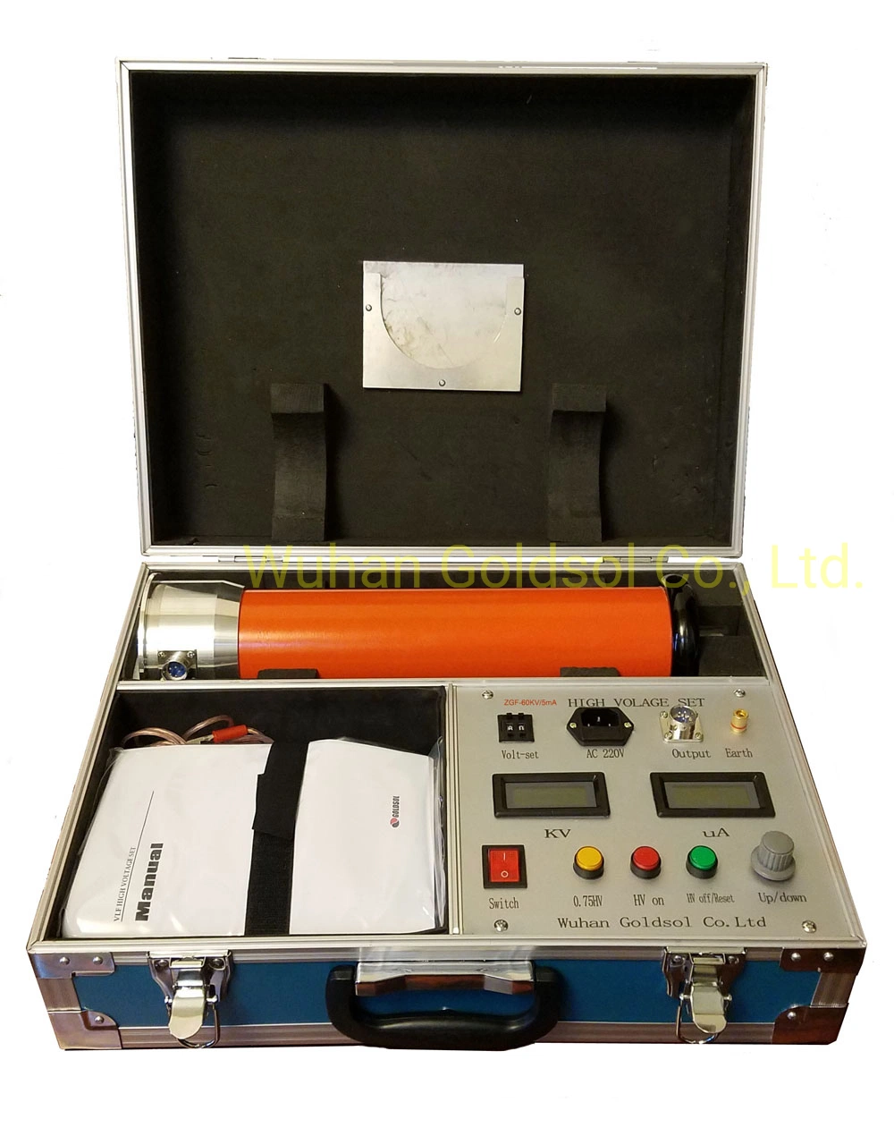 Portable DC Pressure Withstand High Voltage Hv Hipot Test Sets 100kv/2mA