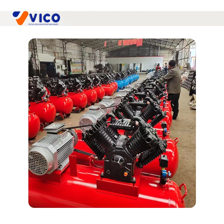 Chinese Manufacturer Industrial Piston Air Compressor 300L CE Certified Industry Air Compressor Price V-1.05/12.5