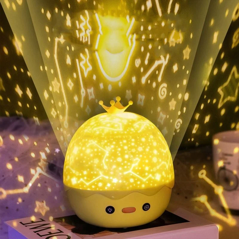 Plug-in Projector Night Light Baby Light with 6 Projection Pattern