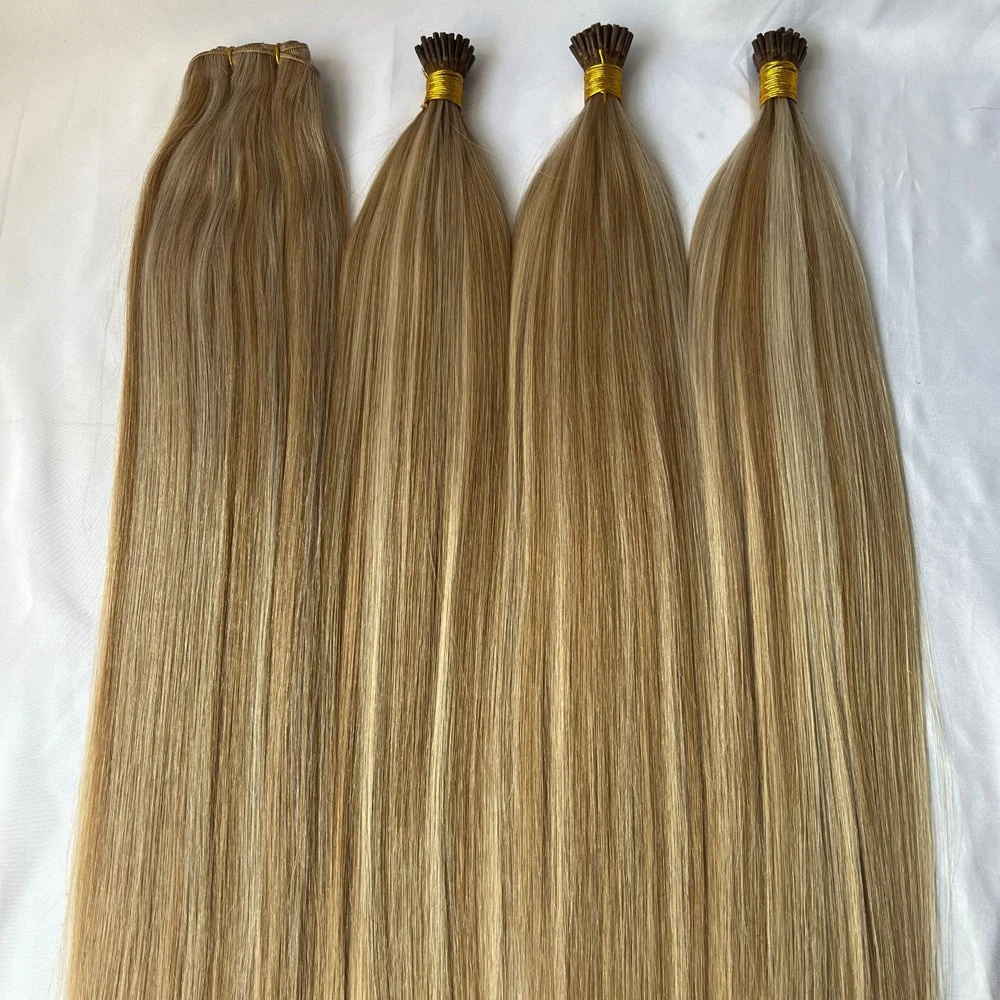 European Remy Hair Flat Silk Weft Drawn Human Hair Extensions Part Wig