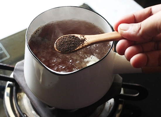 Premium 100% de extracto de té negro en polvo instantánea