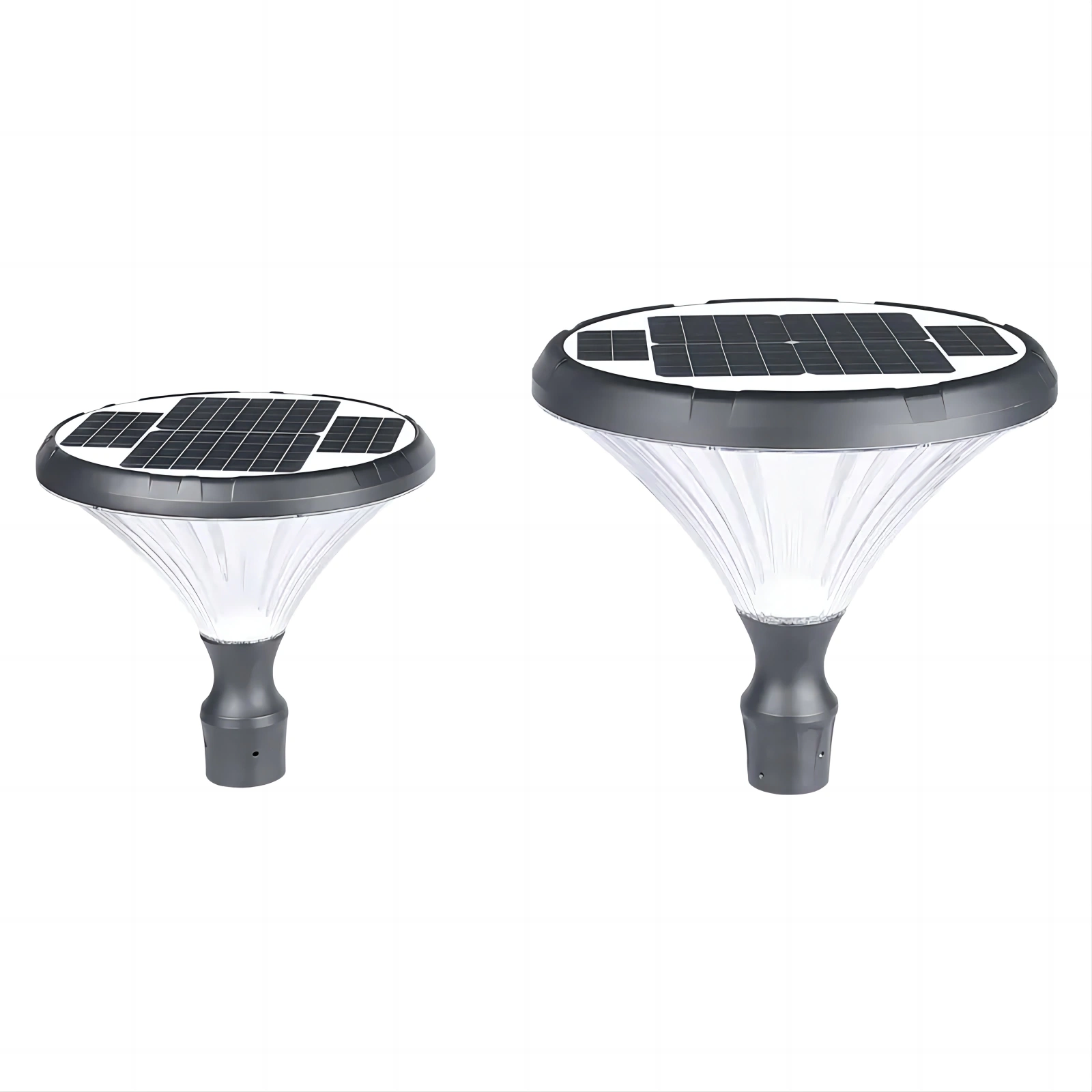 Nuevo diseño sensor todo en uno IP65 LED impermeable para exteriores Luz solar para Park Street Square