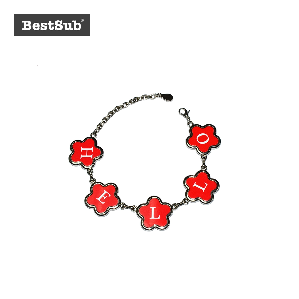 Bestsub Personalized Zinc Alloy Fashion Sublimation Bracelet (SL07)