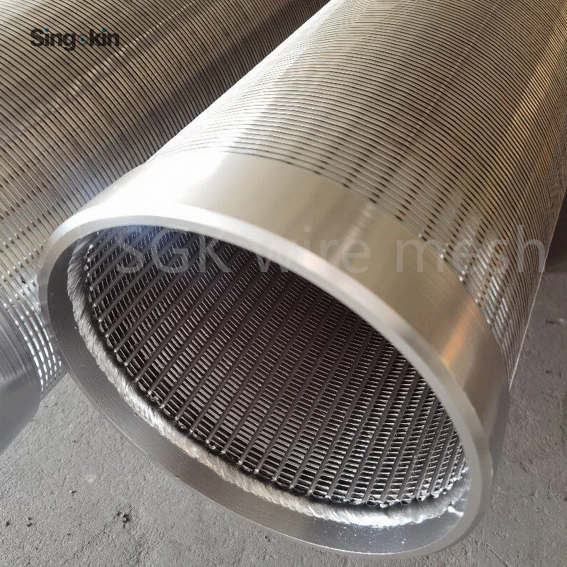 Perfil Wedge Wire Drilling casing Johnson Pipe Water Well Screen