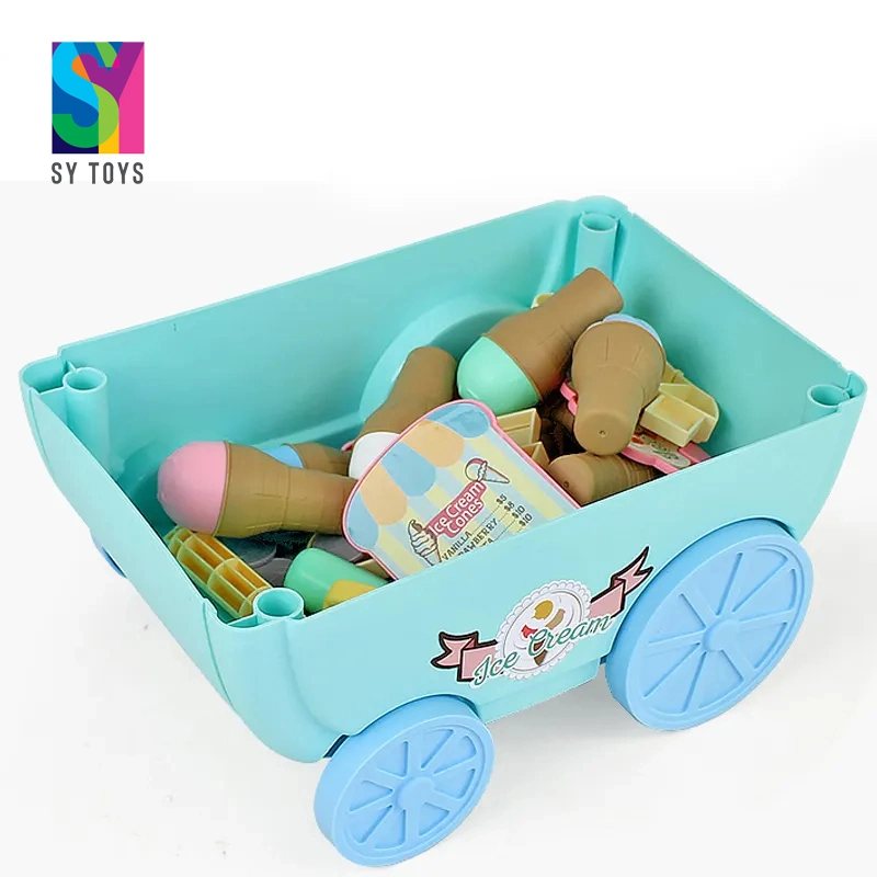 Sy Multifunctional Electric Children Play DIY Garden Flower Trolley Car Toy