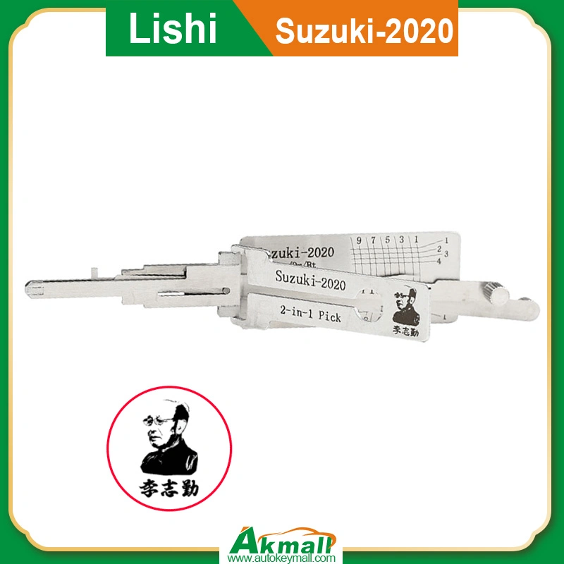 Original Lishi Suzuki 2020 IGN/Dr/Bt 2-in-1 Auto Lock Pick &amp; Descodificador