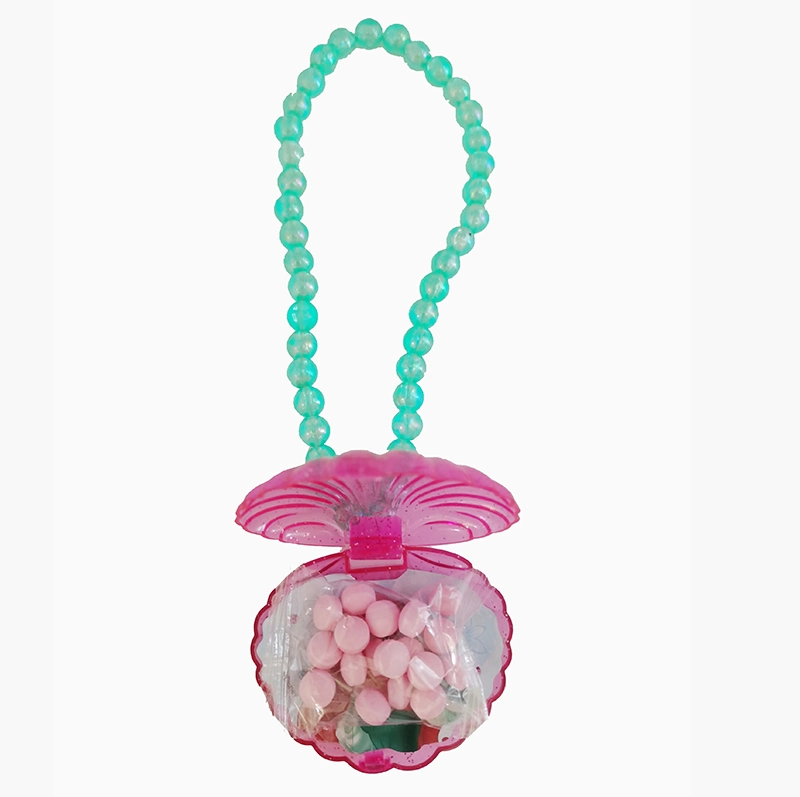 Sedex 4p de petits jouets en plastique en usine avec des bonbons OEM NECKLACE Bijoux Jouets pour la promotion