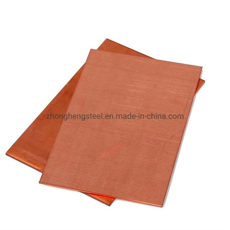 Plate/Sheet Pure Copper Sheet for Red Cooper Sheet/Plate Cheapest C12200 Copper China Copper Alloy Bronze Wholesale/Supplier Price 99.90%