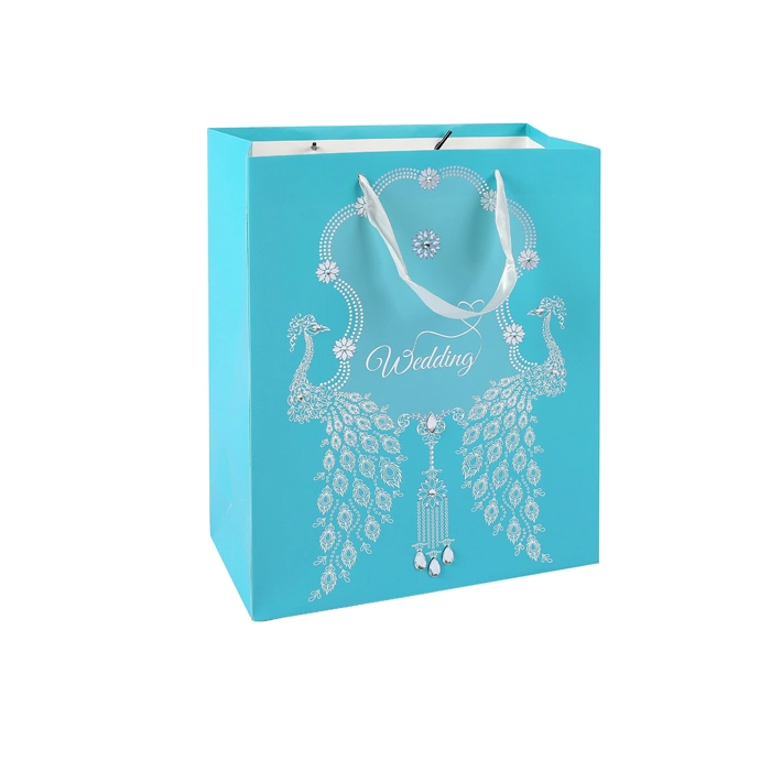 Glitter Hot Stamping Wholesale/Suppliers Cheap Logo Paper Bags