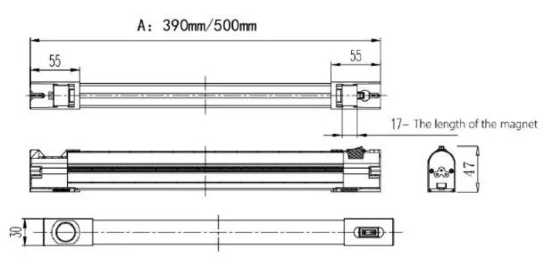 Magnetic Cabinet LED Lamp Light for Enclosure