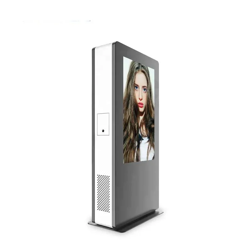 LCD Digital Signage Outdoor Advertising Stands Floor Standing Marketing Advertising Media Player