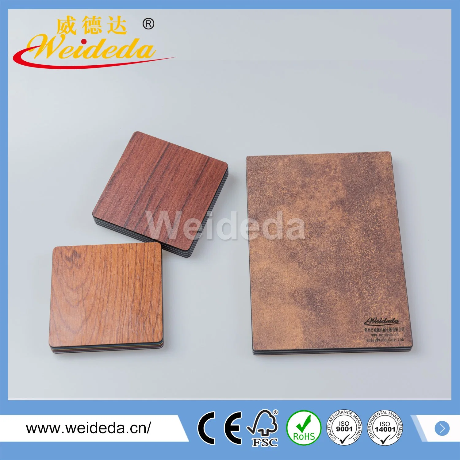 Wood Grain Wide Application Color Core Compact Laminate