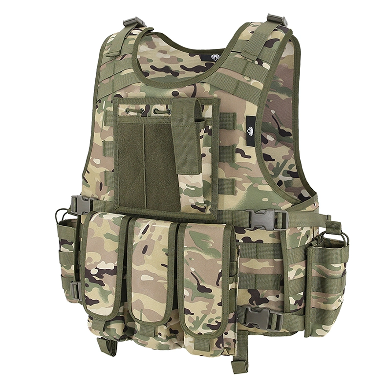 Double Safe Safety Camouflage Molle System Buffet Proof Combat Vest