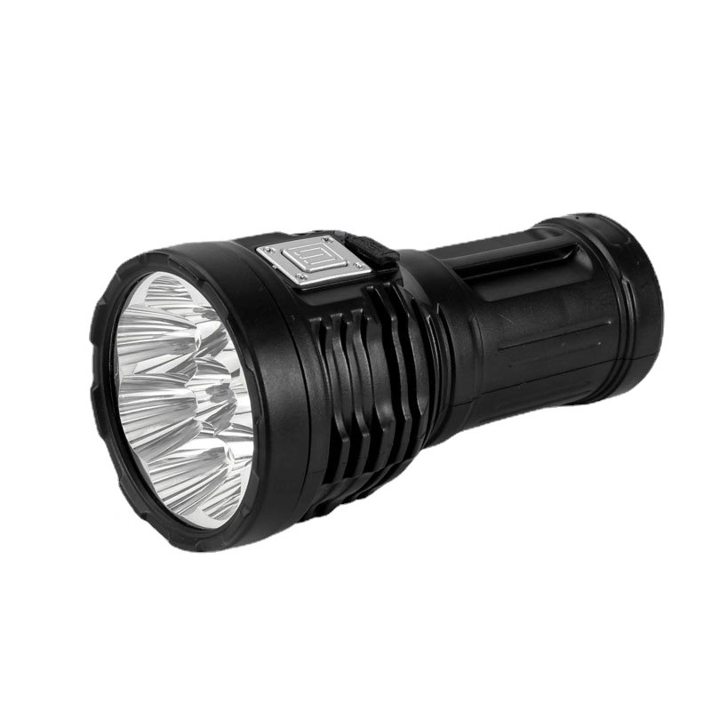 Outdoor 8-Core LED Torch USB Rechargeable COB Side Light Home Emergency Strong Light Flashlight