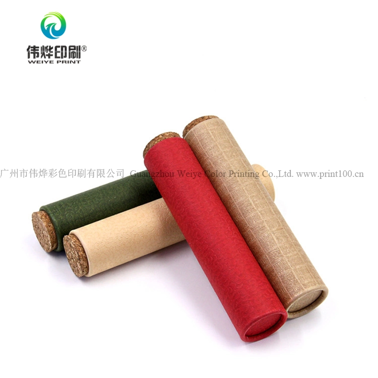 Custom Professional Design Cylinder Paper Tea Gift Packaging Tube Box