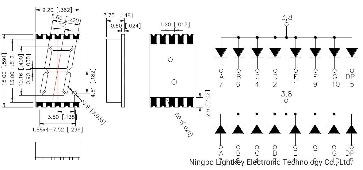 Experienced 0.40 Inch Single Digit 7 Segment SMD LED Display Chinese Supplier